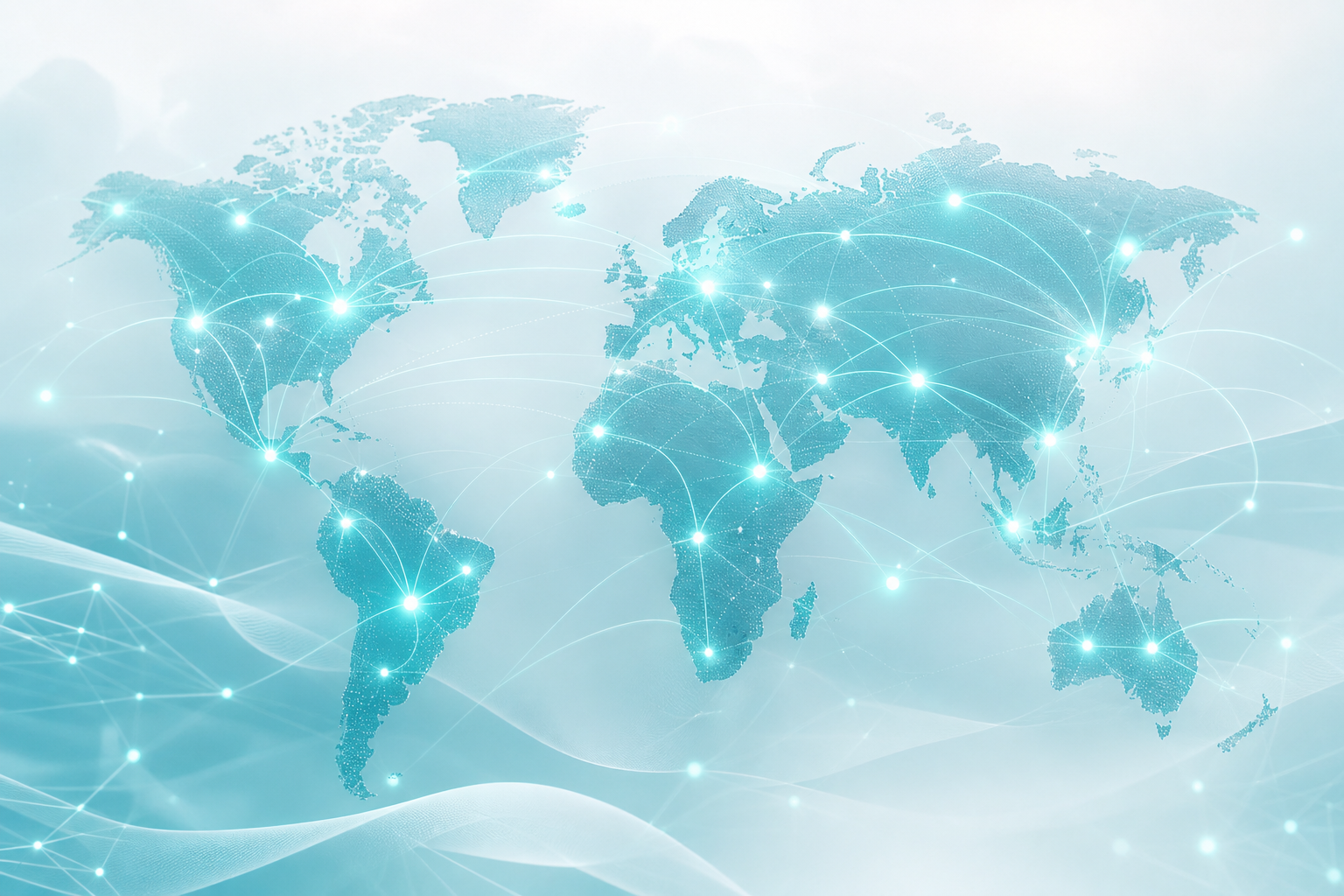 Global connectivity network visualization